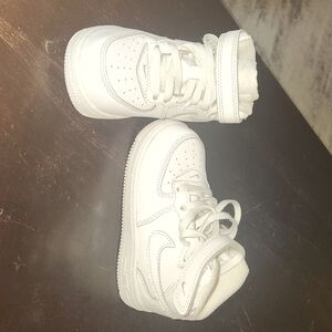 Nike Toddler Nike (All White) High Tops